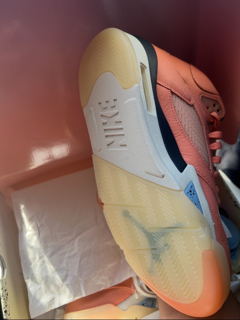 Air Jordan 5 Retro X DJ Khalid “Crimson Bliss” Sneakers - Picture 5 of 5